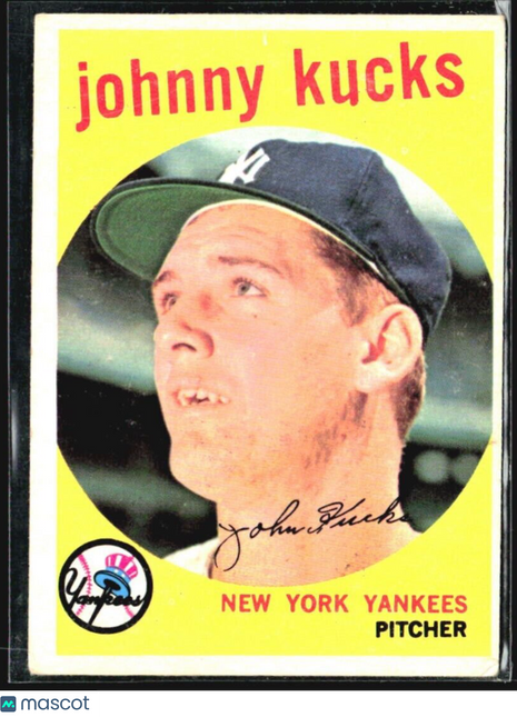 1959 Topps - #289 Johnny Kucks