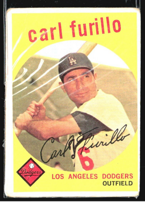 1959 Topps - white back #206 Carl Furillo