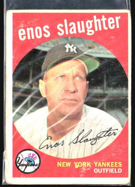 1959 Topps - #155 Enos Slaughter