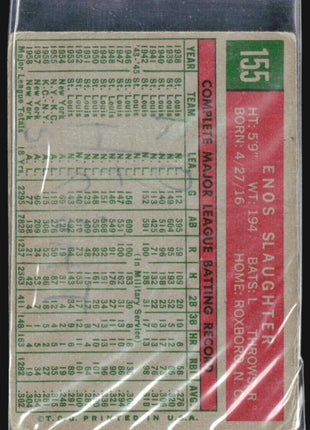 1959 Topps - #155 Enos Slaughter