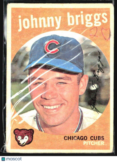 1959 Topps - #177 John Briggs (RC)