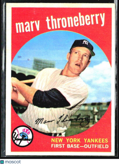 1959 Topps - #326 Marv Throneberry