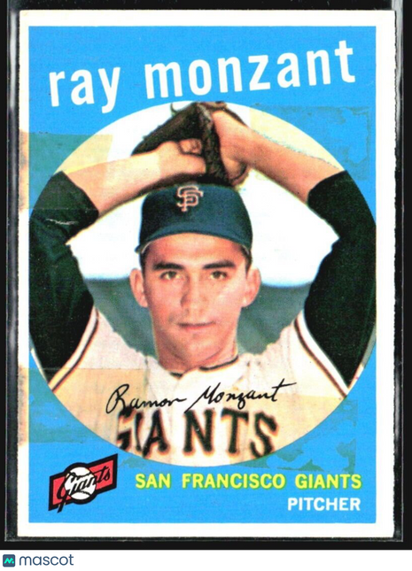 1959 Topps - #332 Ramon Monzant