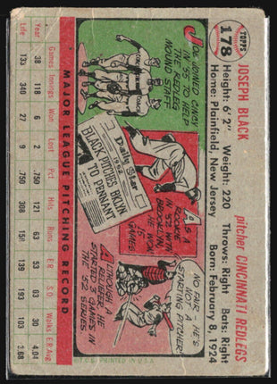 1956 Topps - Gray Back #178 Joe Black