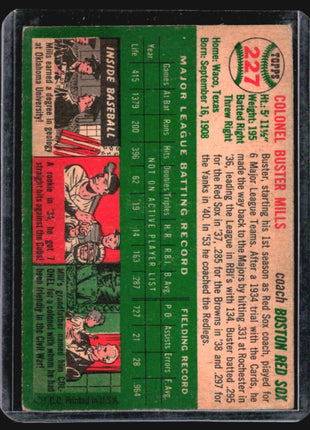 1954 Topps - #227 Buster Mills (RC)