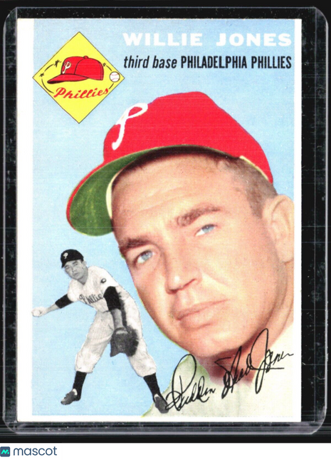 1954 Topps - White Back #41 Willie Jones