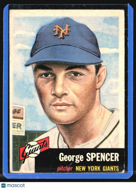 1953 Topps #115 George Spencer