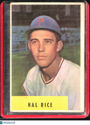 1954 Bowman - #219 Hal Rice
