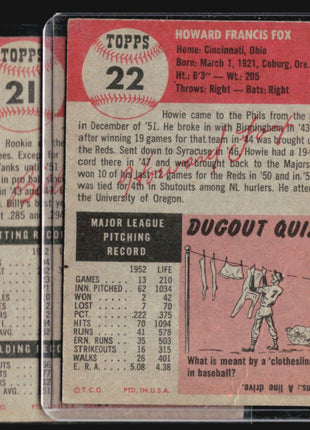 1953 Topps #21 Billy Johnson