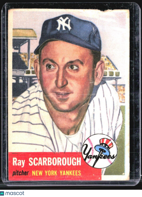 1953 Topps - #213 Ray Scarborough
