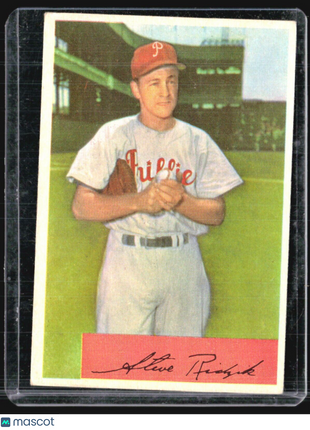 1954 Bowman - #223 Steve Ridzik (RC)