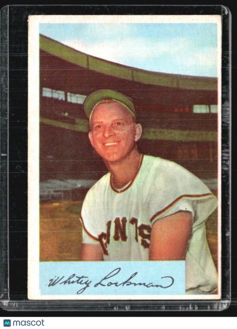 1954 Bowman - #153 Whitey Lockman