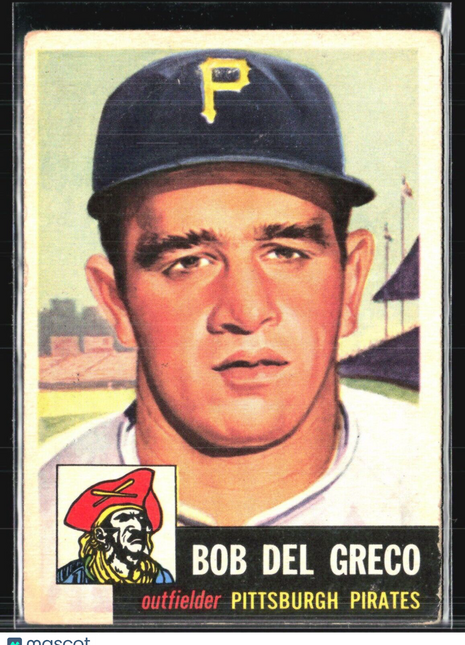 1953 Topps - #48 Bob Del Greco