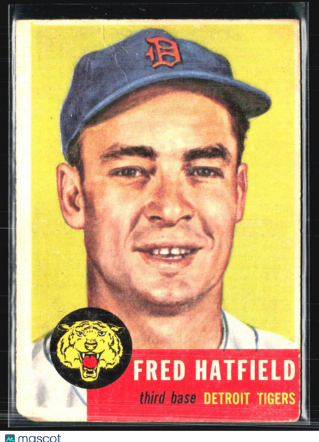 1953 Topps - #163 Fred Hatfield