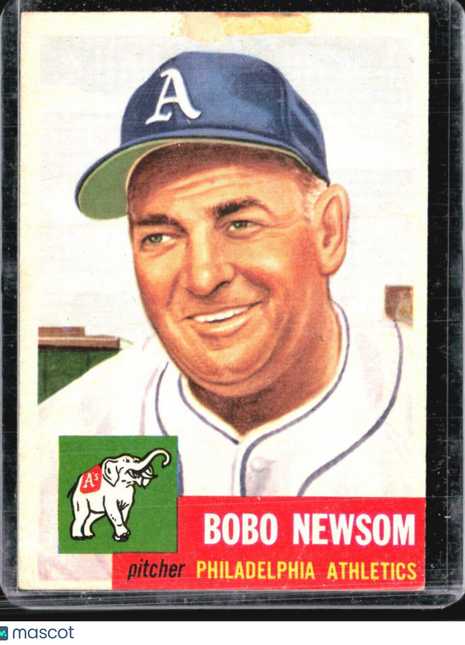1953 Topps - #15 Bobo Newsom (RC)