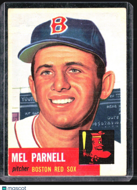 1953 Topps - #19 Mel Parnell
