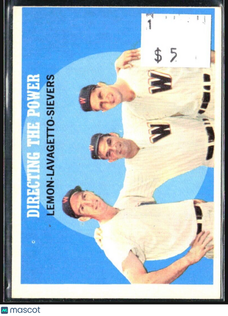 1959 Topps - Directing the Power #74 Roy Sievers, Jim Lemon, Cookie Lavagetto
