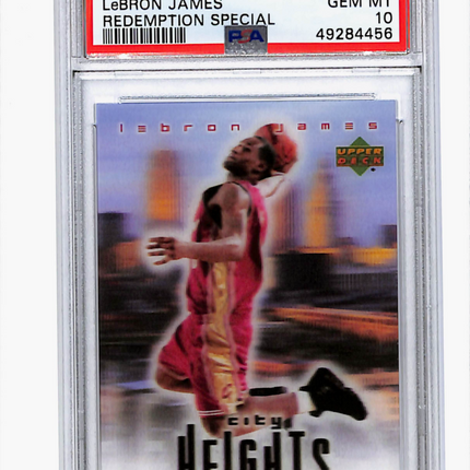 2003 Upper Deck Redemption Special LeBron James PSA 10