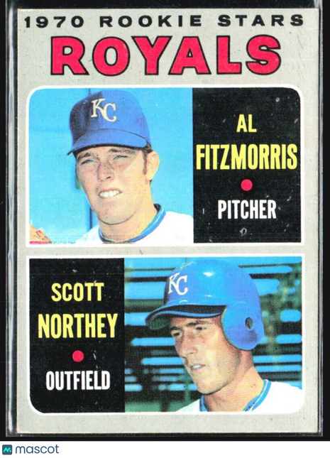 1970 Topps - 1970 Rookie Stars #241 Al Fitzmorris, Scott Northey (RC)
