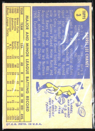 1970 Topps - #3 Darrel Chaney