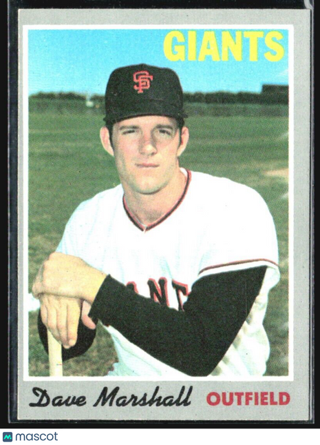 1970 Topps - #58 Dave Marshall
