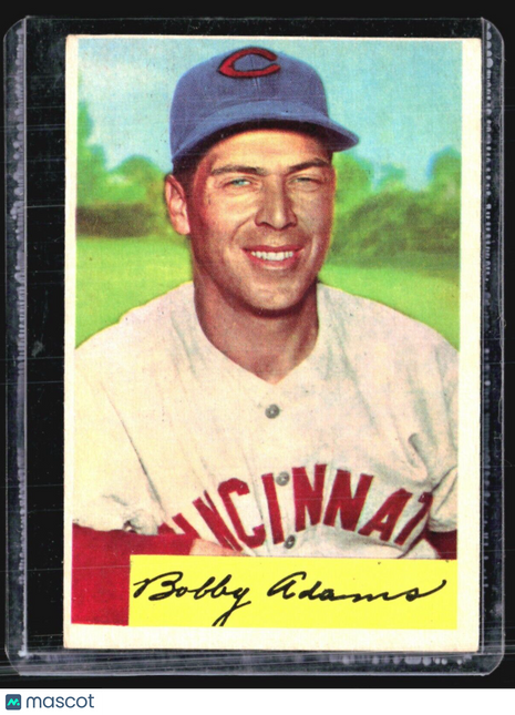 1954 Bowman - #108 Bobby Adams