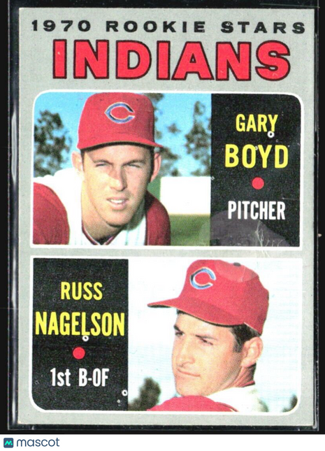 1970 Topps - 1970 Rookie Stars #7 Russ Nagelson, Gary Boyd (RC)