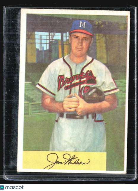 1954 Bowman - #16 Jim Wilson
