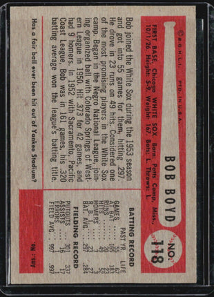 1954 Bowman - #118 Bob Boyd