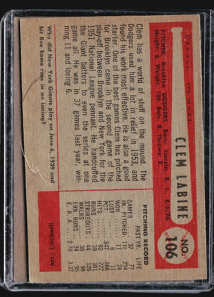 1954 Bowman - #105 Sal Maglie