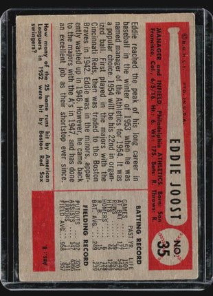 1954 Bowman  #35 Eddie Joost