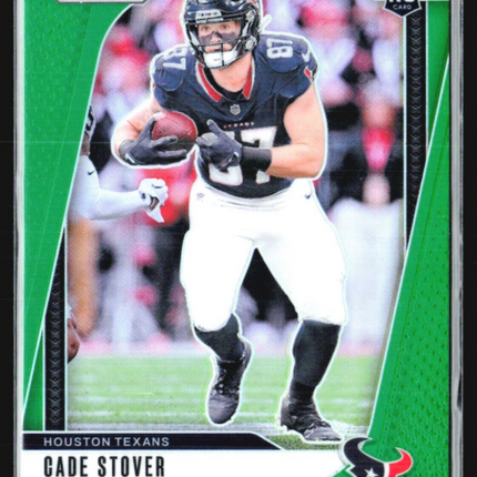 2024 Panini Prizm - Rookies #318 Cade Stover (RC) Green