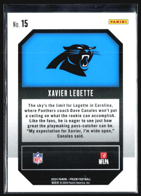 2024 Panini Prizm - Emergent #15 Xavier Legette (RC)