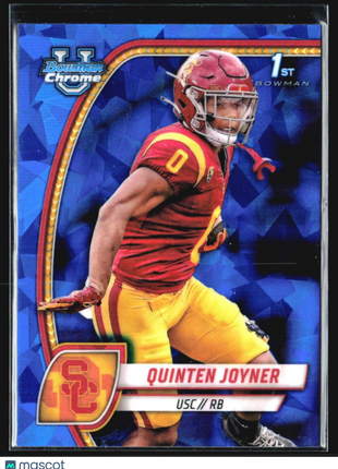 2024 Bowman University Chrome - #146 Quinten Joyner (RC) Sapphire