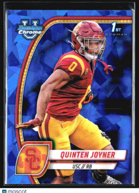 2024 Bowman University Chrome - #146 Quinten Joyner (RC) Sapphire