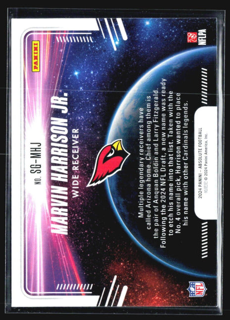 2024 Panini Absolute - Star Gazing #SG-MHJ Marvin Harrison Jr. (RC)