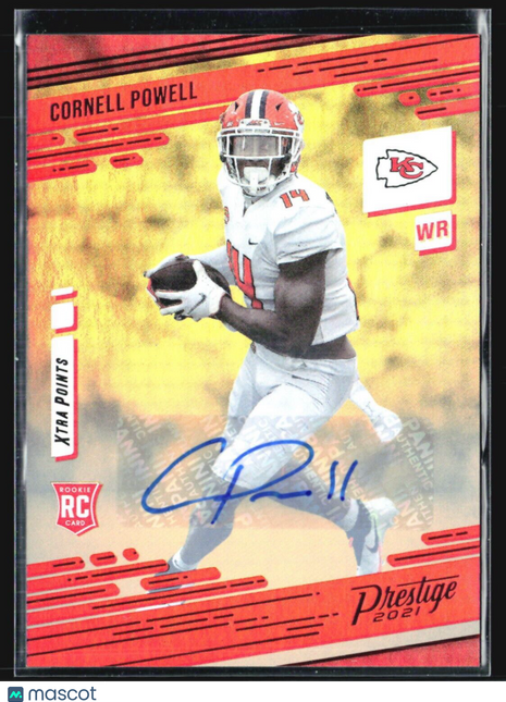 2021 Prestige Cornell Powell Xtra Points Rc Auto #287