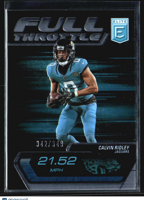 2024 Panini Donruss Elite - Full Throttle #11 Calvin Ridley /349