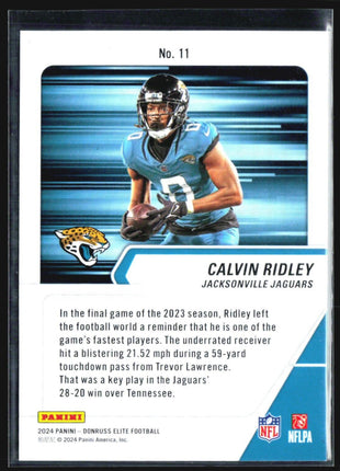 2024 Panini Donruss Elite - Full Throttle #11 Calvin Ridley /349
