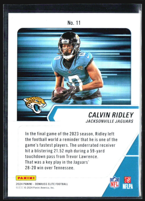 2024 Panini Donruss Elite - Full Throttle #11 Calvin Ridley /349