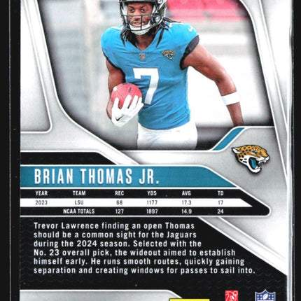 2024 Panini Prizm - Rookies #314 Brian Thomas Jr. (RC)