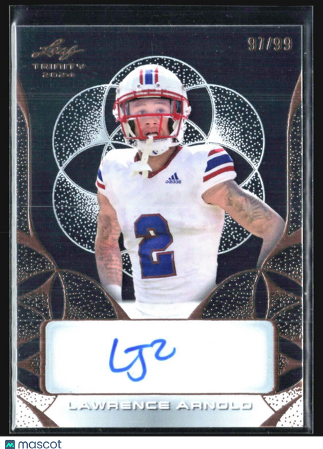 2024 Leaf Trinity Lawrence Arnold Rc Auto /99 #CA-LA1