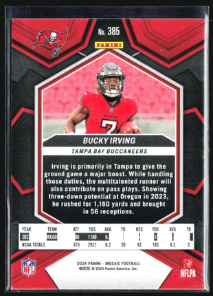 2024 Panini Mosaic - Rookies #385 Bucky Irving (RC)