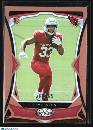 2024 Panini Certified - Rookies #151 Trey Benson /275 #151