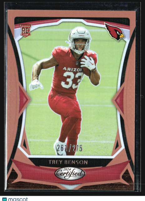 2024 Panini Certified - Rookies #151 Trey Benson /275 #151