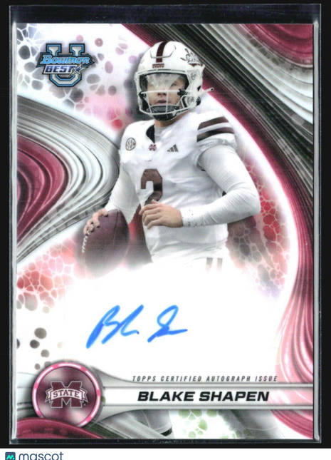 2024 Bowman University Best Blake Shapen Auto #BOA-BS