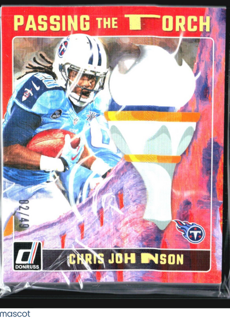 2024 Donruss Passing The Torch Chris Johnson Tyjae Spears Patch /49
