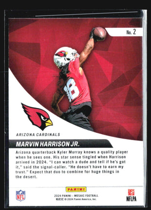 2024 Panini Mosaic - Elevate #2 Marvin Harrison Jr. (RC)