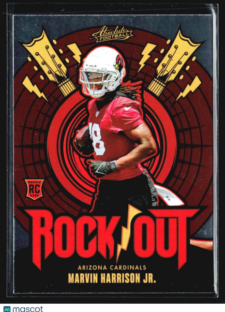 2024 Panini Absolute - Rock Out #RO-MHJ Marvin Harrison Jr. (RC)