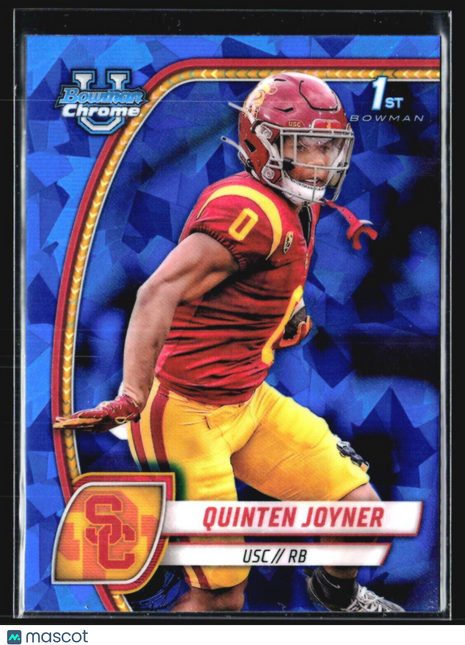 2024 Bowman University Chrome - #146 Quinten Joyner (RC) Sapphire